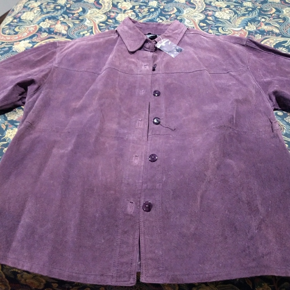 Savannah Suede Leather Shirt